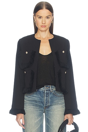 Kinetic Fringed Jacket Essentiel Antwerp