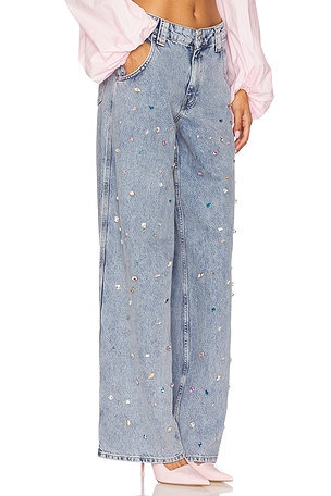 Essentiel Antwerp Higg Rhinestone Jeans in Blue