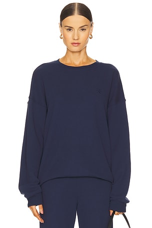 Eterne Oversized Crewneck Sweatshirt in Navy