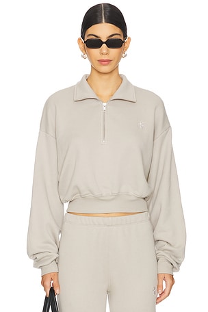 Cropped Half Zip Pullover Eterne