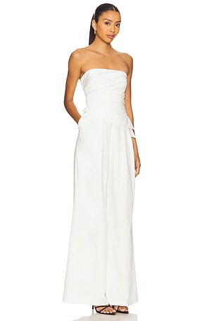 ET OCHS Loren Jumpsuit in White