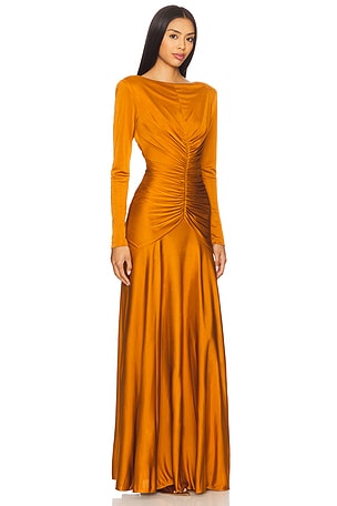 ET OCHS Thea Gown in Orange
