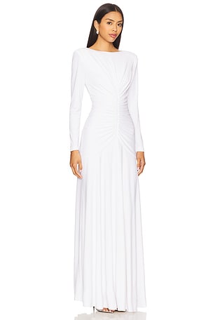 ET OCHS Thea Gown in White
