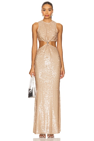 VESTIDO LARGO TASHI ET OCHS