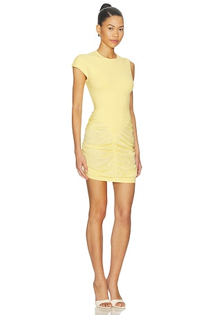 ET OCHS Ingrid Knit Mini Dress in Yellow