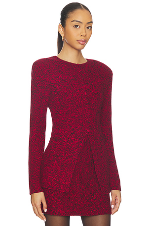 ET OCHS Mischa Knit Cardigan in Red