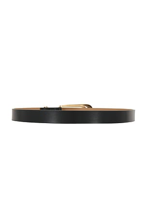 Ettika Large Signature Buckle Belt in Black
