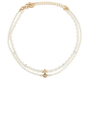 Pearl Beaded Layered Necklace Set Ettika