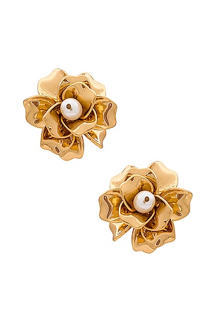 Flower And Pearl Earrings Ettika