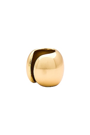 Ettika Chunky Metal Ear Cuff in Metallic Gold