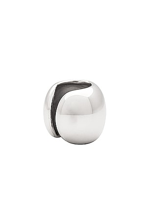 Ettika Chunky Metal Ear Cuff in Metallic Silver