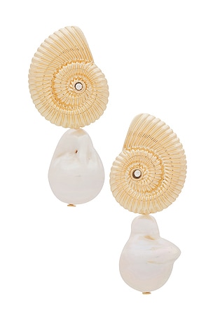Shell And Pearl Earring Ettika