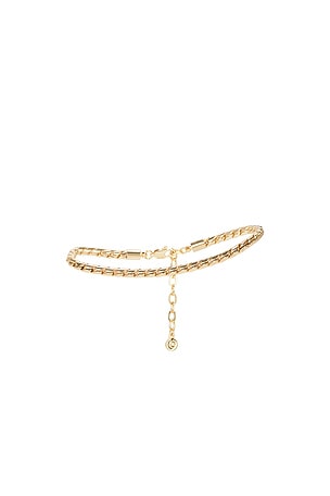 Twisted Rope Chain Anklet Ettika