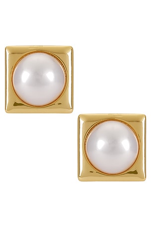 CLOUS D'OREILLES SQUARE PEARL Ettika