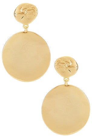 Double Wavy Disc Earrings Ettika