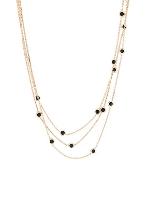 Ettika Layered Necklace in Metallic Gold