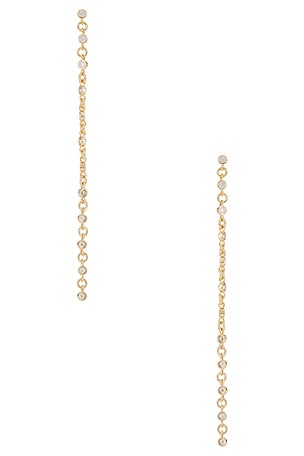 Dainty Linear Crystal Earrings Ettika