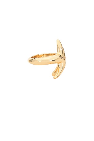 Ettika Starfish Wrap Ring in Metallic Gold