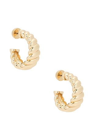 Modern Ribbed Hoops Ettika
