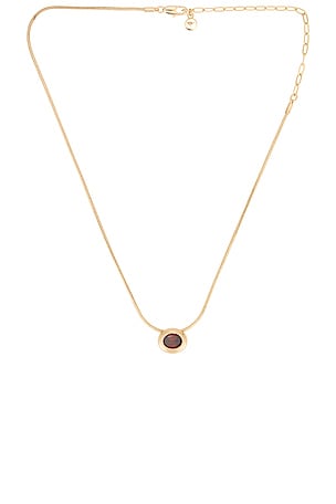 Bezel Stone Necklace Ettika