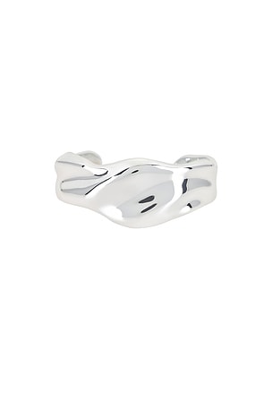 Ettika Ways Days Cuff in Metallic Silver