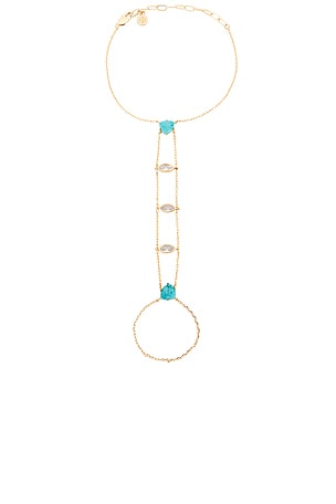 Ettika esclava Turquesa solstice en color oro metálico