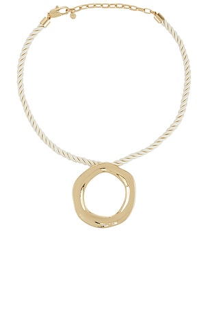 Open Circle Silk Necklace Ettika