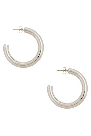 Ettika Medium Thick Classic Hoops