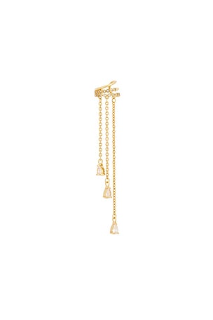 Crystal Waterfall Ear Cuff Earrings Ettika