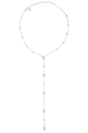 Marquise Crystal Lariat Necklace Ettika