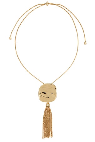 Molten Metal Tassel Necklace Ettika