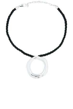 Open Circle Silk Necklace Ettika