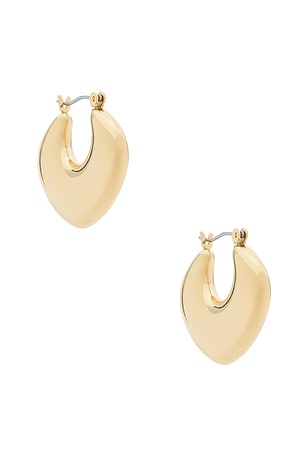 Sculpted Curve Hoops Earrings Ettika