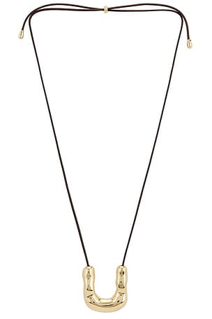 Liquid Luxe Cascade Curve Necklace Ettika
