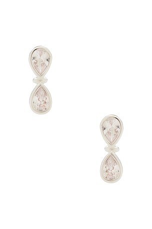 BOUCLES D'OREILLES PENDANTES INFINITY CRYSTAL STUDS Ettika