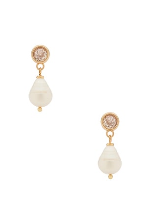 Simple Pearl Drop Earrings Ettika