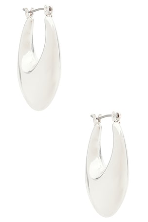 Chunky Oval Hoop Earrings Ettika