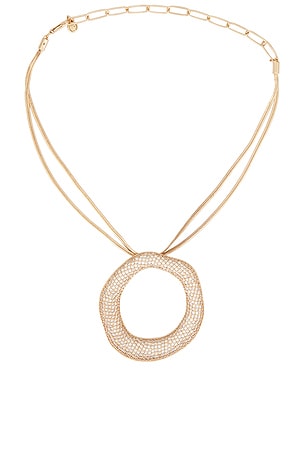 OPEN CIRCLE PAVE 펜던트 목걸이 Ettika