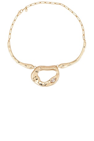 MOLTEN MARQUISE NECKLACE 펜던트 목걸이 Ettika