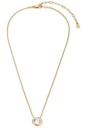 Donut Crystal Pendant Necklace Ettika