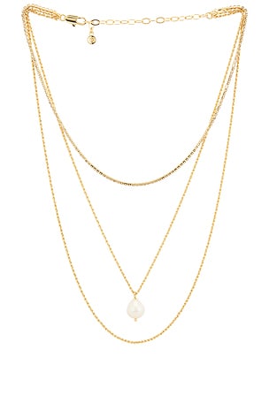 LAYERED PEARL PENDANT 레이어드 팬던트 목걸이 Ettika