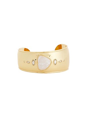 Ettika pulsera de brazalete grueso solstice en color blanco