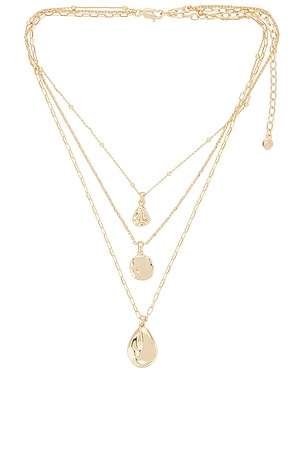 Circle Flow Layered Necklace Set Ettika