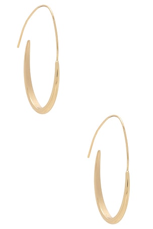 Oval Threader Hoops Ettika