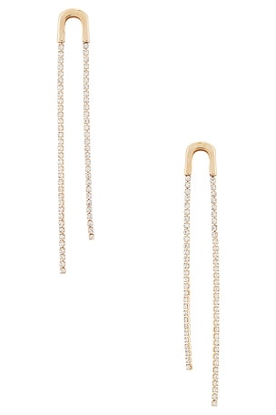 Double Chain Drop Earrings Ettika