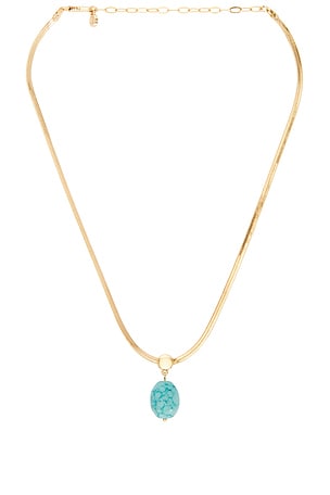 SAUTOIR PENDENTIF TURQUOISE Ettika