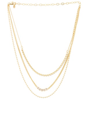 CRYSTAL レイヤードネックレス Ettika