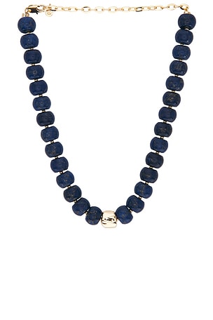 Power Bead Statement Necklace in Lapis Ettika