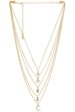 Layered Charm Necklace Ettika