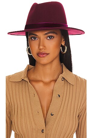Eugenia Kim Blaine Hat in Bordeaux | REVOLVE display picture 1